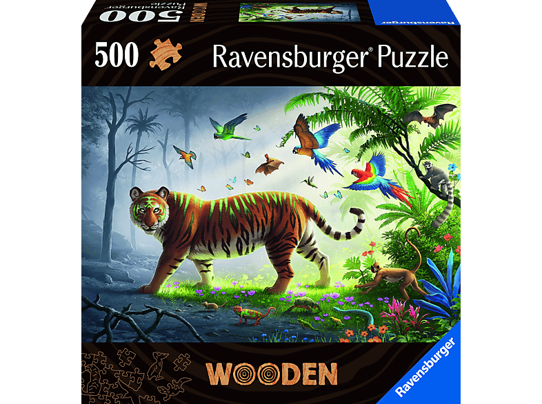 Dschungel Tiger Puzzle Mehrfarbig im 2D RAVENSBURGER