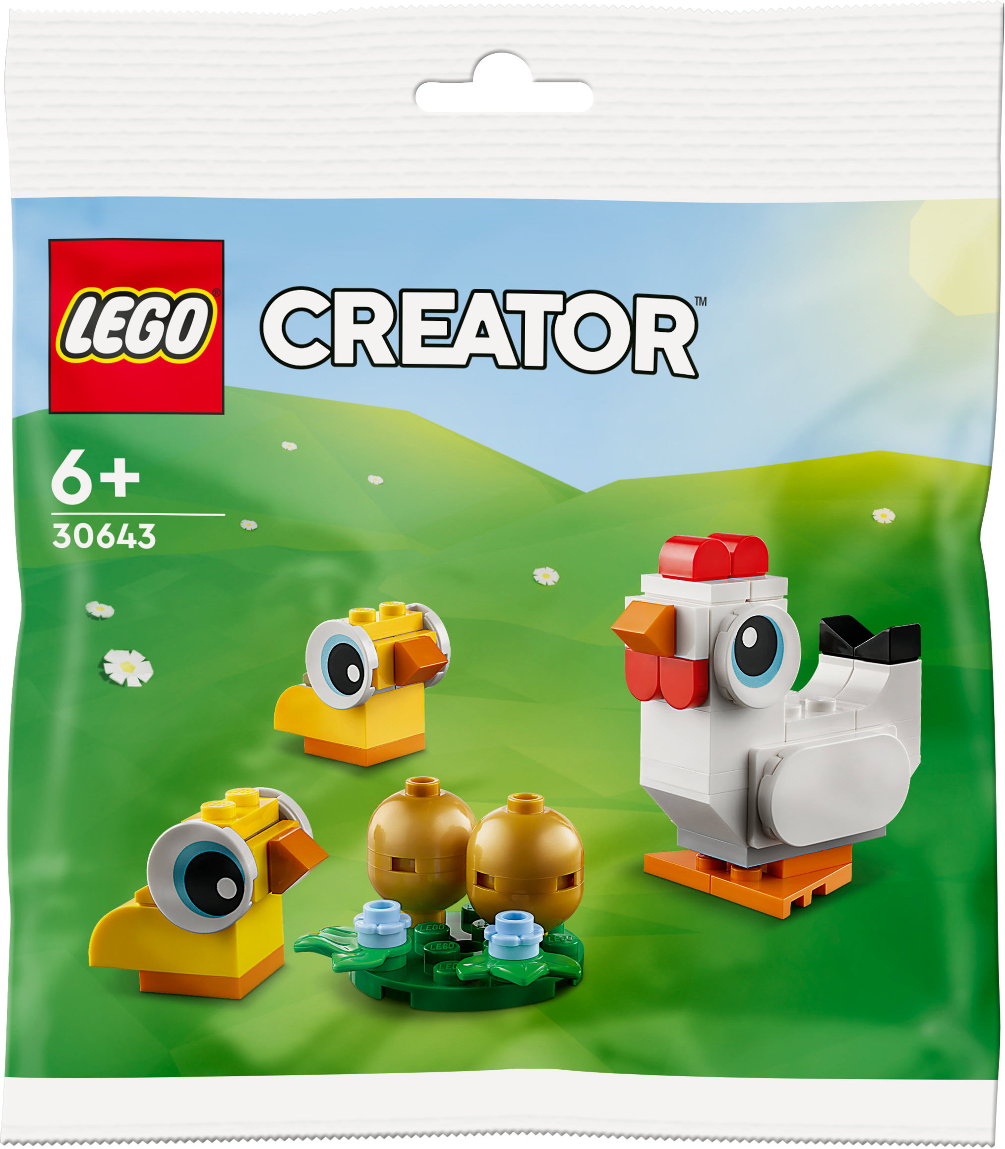 LEGO Creator 30643 Oster-Hühner Bausatz, Mehrfarbig