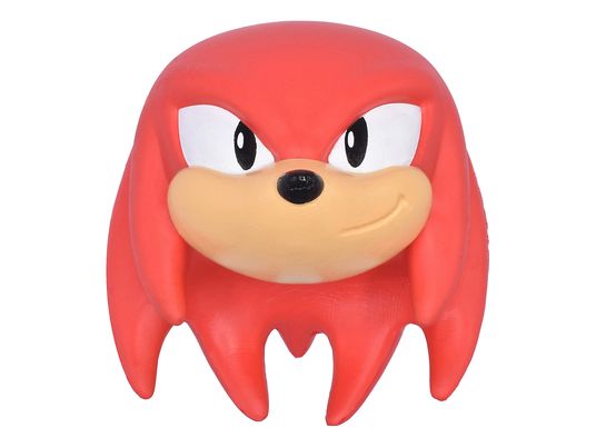 JUST TOYS Sonic Mega SquishMe - Knuckles - Figurine de collection (Rouge/Crème/Blanc)