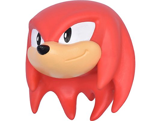 JUST TOYS Sonic Mega SquishMe - Knuckles - Sammelfigur (Rot/Creme/Weiss)