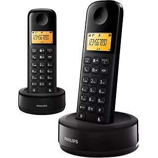 PHILIPS Draadloze telefoon D160 Duo (D1602B/01)