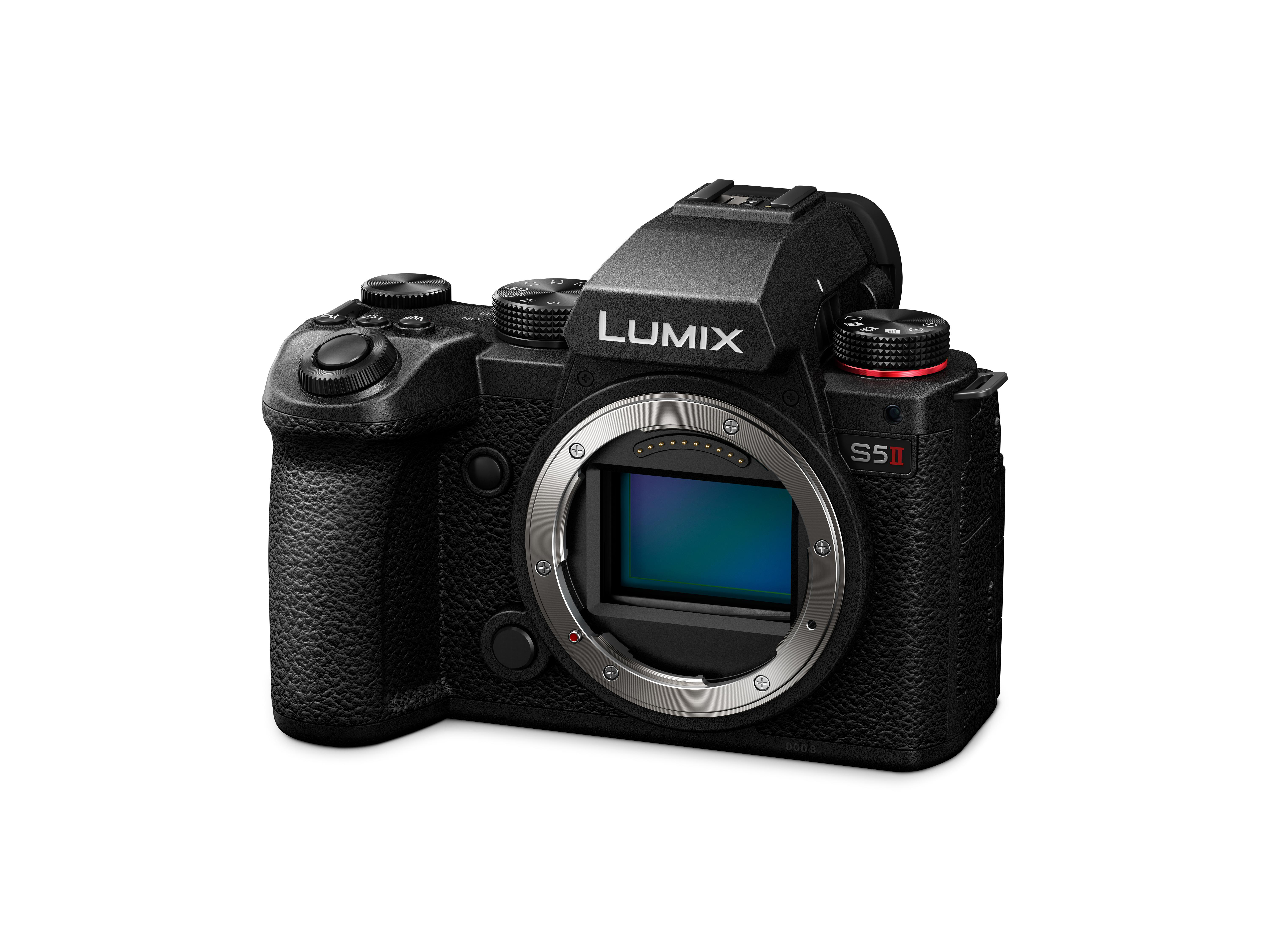 PANASONIC LUMIX S5II Body cm 7,6 Display Hybrid-Systemkamera Touchscreen 
