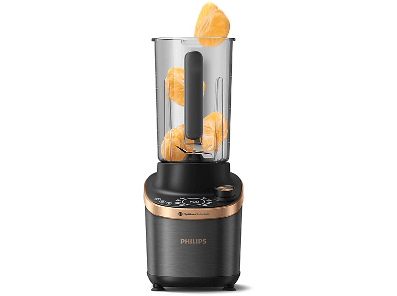 PHILIPS HR3770/00 Dual Chef Meyve Sıkacağı & Blender Siyah metal_1