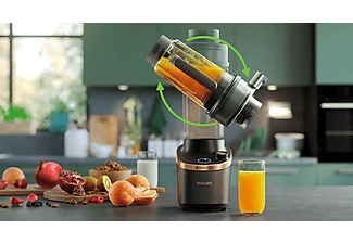 PHILIPS HR3770/00 Dual Chef Meyve Sıkacağı & Blender Siyah metal_4