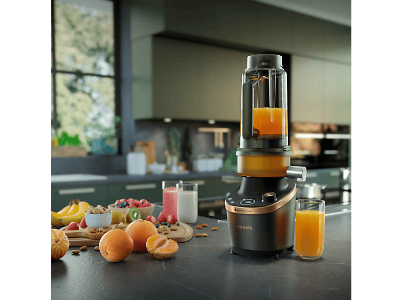 PHILIPS HR3770/00 Dual Chef Meyve Sıkacağı & Blender Siyah metal_5