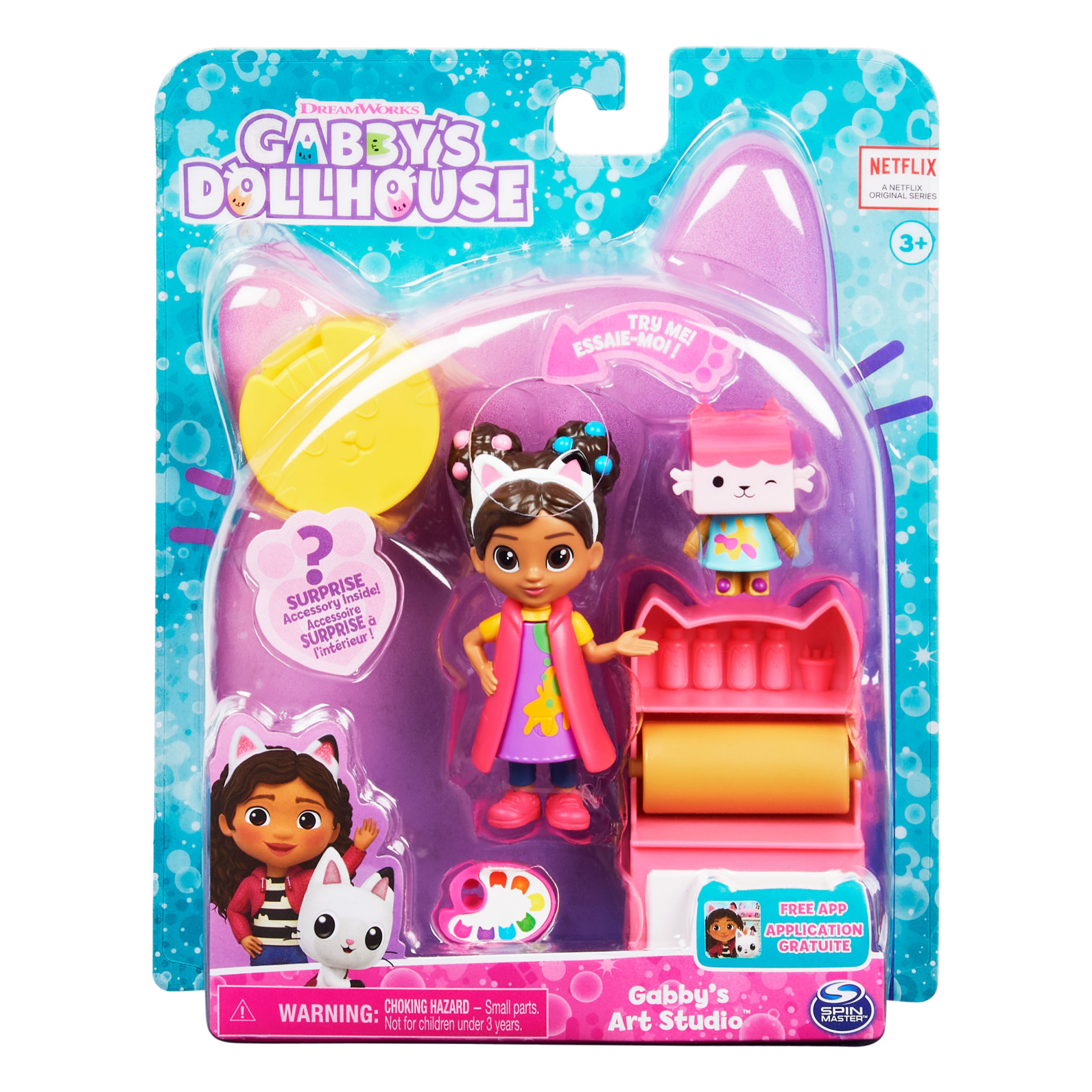 Dollhouse Gabby\'s MASTER Studio Spielset Mehrfarbig 37416 SPIN Art Cat-tivity Pack