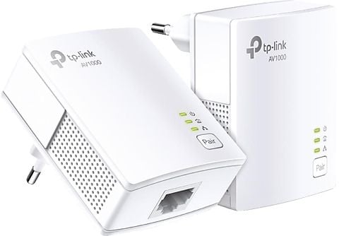 TP-LINK TL-WPA1300P AV1300-AC1200-Gigabit Powerline Kit 1200 Mbit/s  Kabellos und Kabelgebunden Powerline, Dlan & Ethernet-Adapter