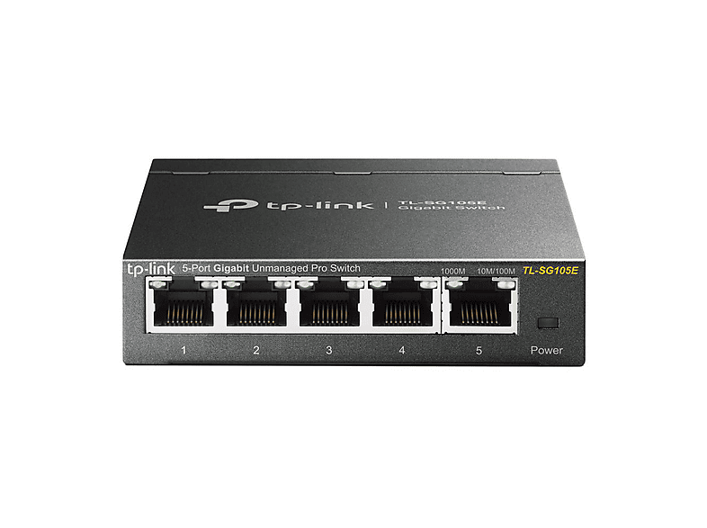 TP-LINK TL-SG105E 5-Port-Gigabit-Unmanaged Metal Pro Switch 5