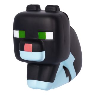 JUST TOYS Minecraft Mega SquishMe (S2) - Tuxedo Cat - Figurine de collection (Noir)