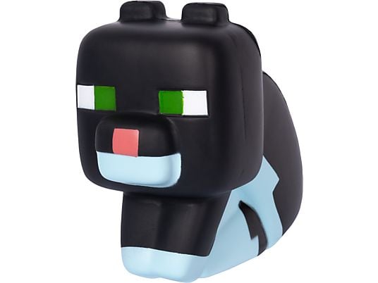 JUST TOYS Minecraft Mega SquishMe (S2) - Tuxedo Cat - Figurine de collection (Noir)