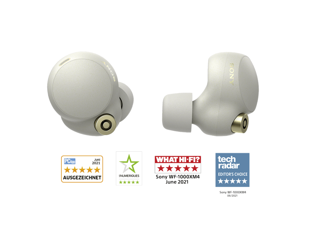 SONY WF-1000XM4S - Auricolari True Wireless (In-ear, Argento)