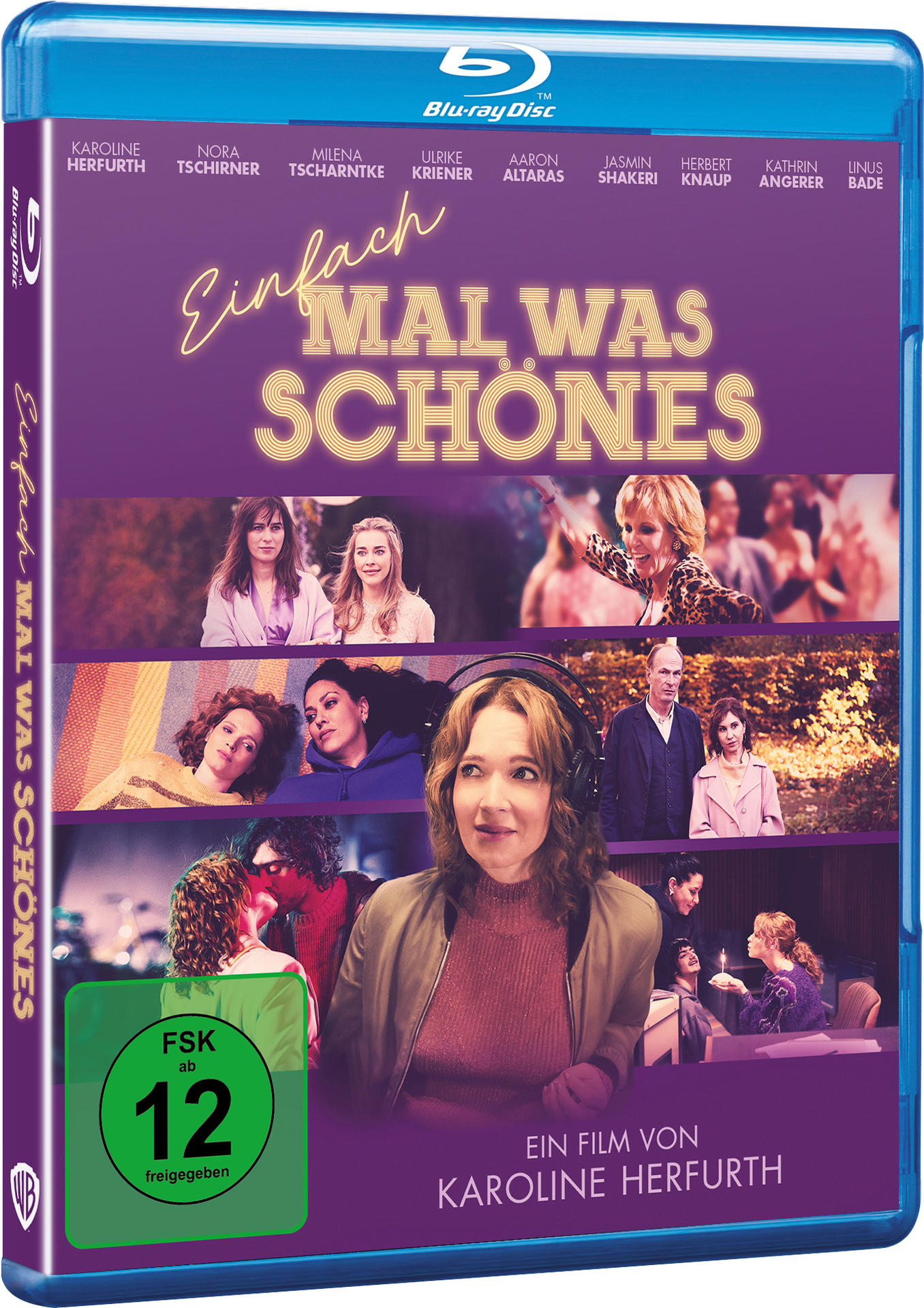 Blu-ray-Disc-Cover mit Filmtitel 'Einfach Mal Was Schönes' und Cast-Bildern.