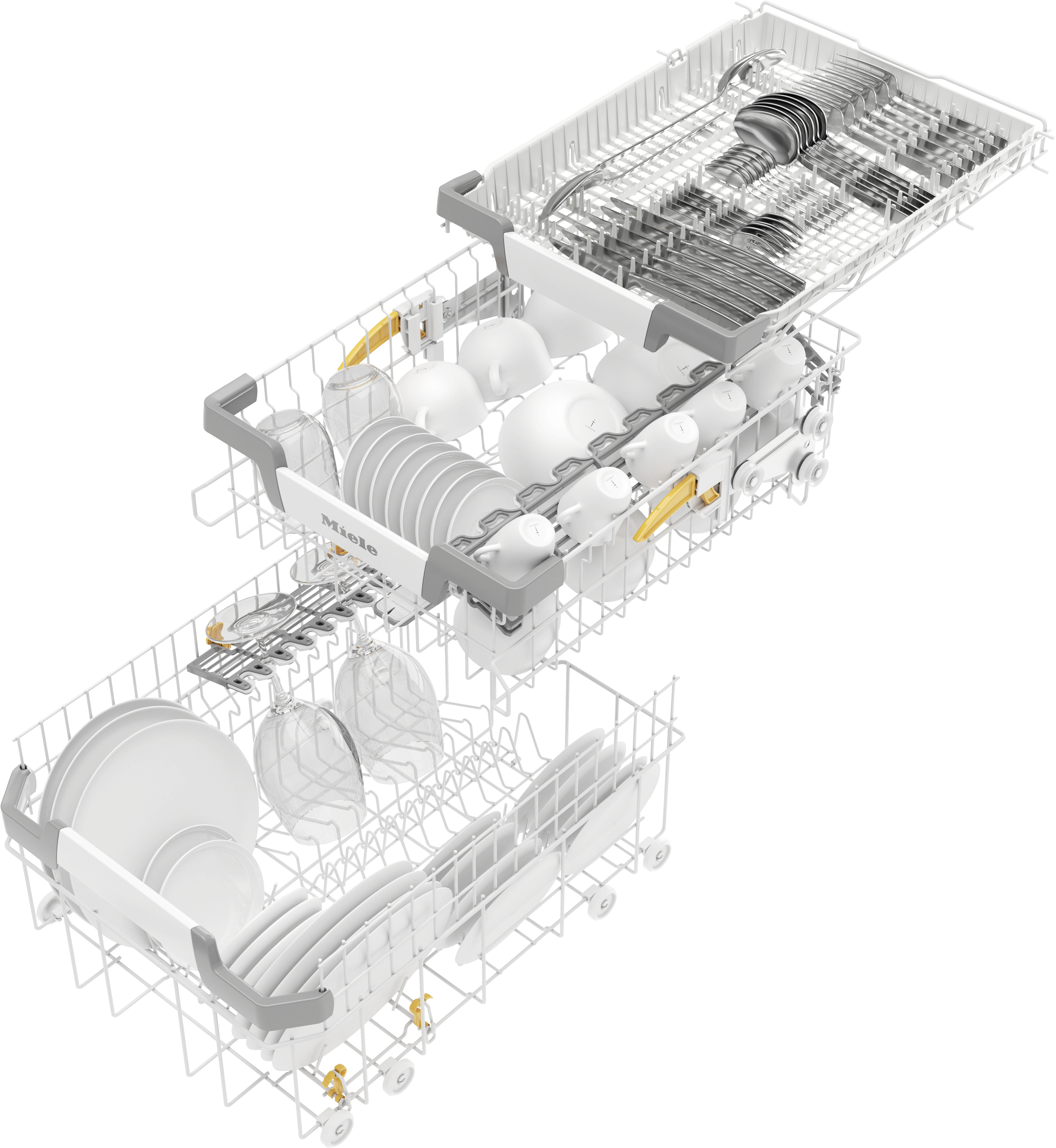 MIELE G 5740 SCi SL breit, Geschirrspüler 44 448 (teilintegrierbar, C) dB mm (A)