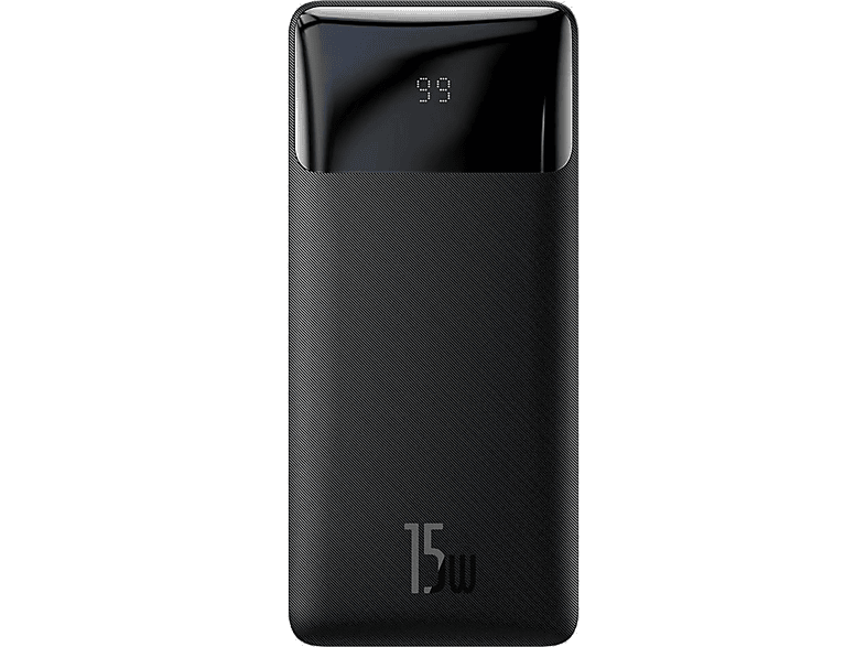 BASEUS Bipow Overseas Edition 10.000 mAh Digital Display Taşınabilir Şarj Cihazı 15W Siyah_0