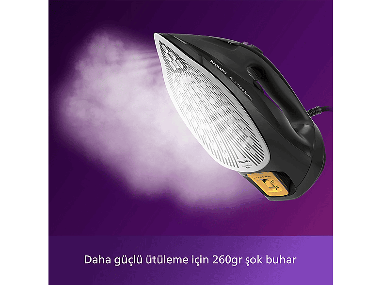 PHILIPS DST7511/80 Azur Buharlı Ütü Siyah_2