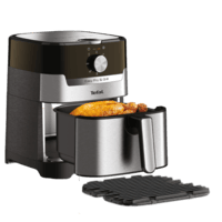 TEFAL TEFAL Easy Fry & Grill Classic+ EY501D Heißluftfritteuse (4,2 l, 1550 Watt, Silber)