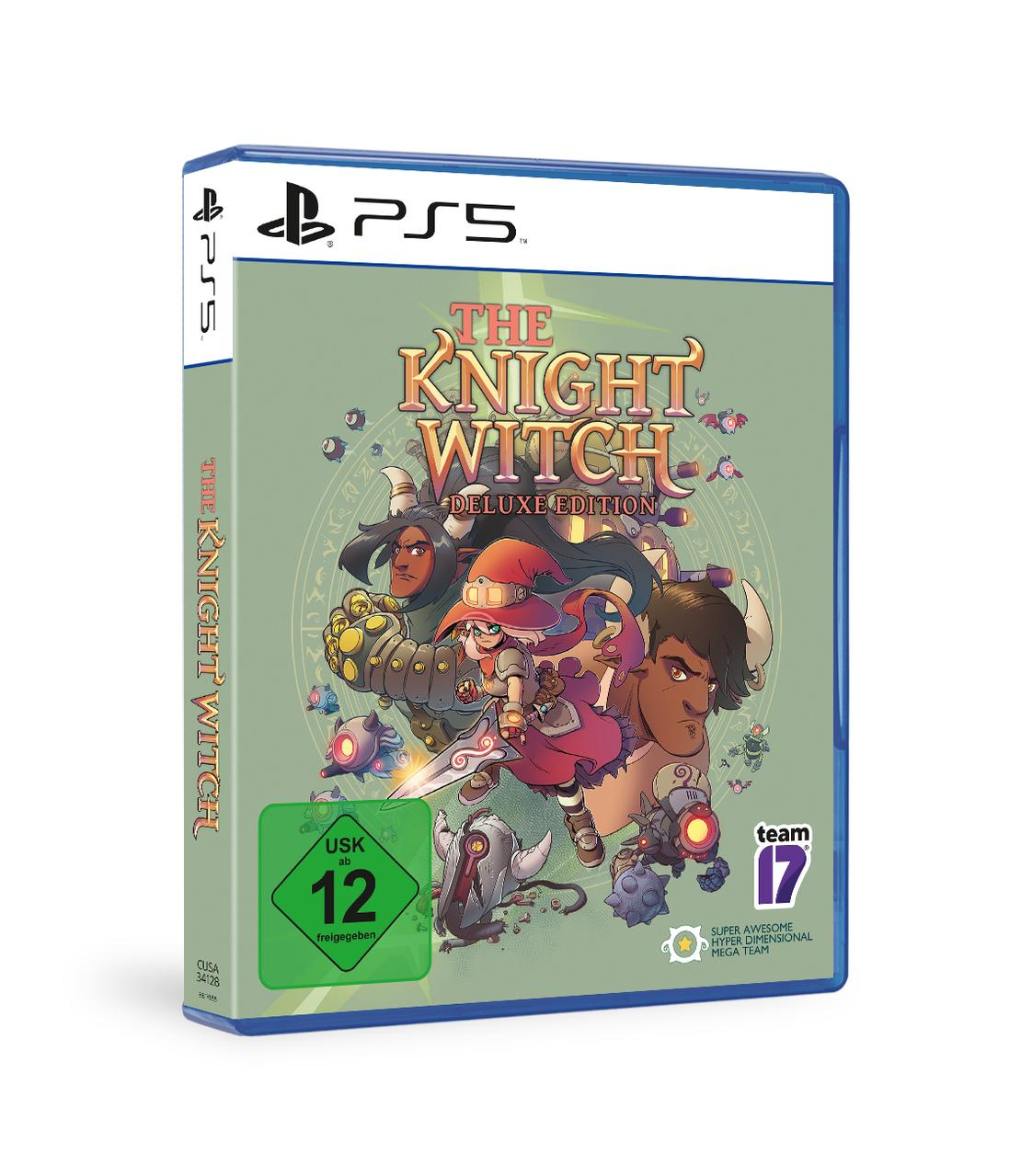 Eine PS5-Spielbox. Das Cover zeigt ein Mädchen mit rotem Hut und andere Charaktere in einer Fantasy-Umgebung.