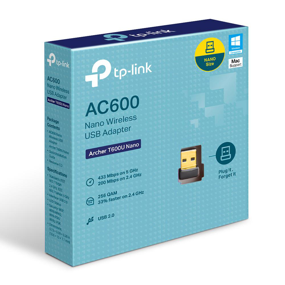 TP-LINK ARCHER T600U AC600-WLAN-Mini-USB Adapter NANO