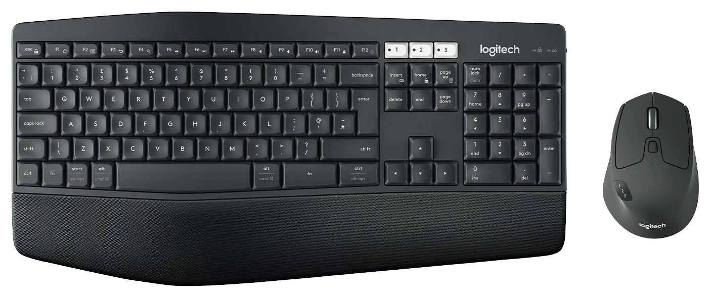 LOGITECH MK850 Performance vezeték nélküli billentyűzet és egér, US Angol kiosztás, fekete (920-008226)