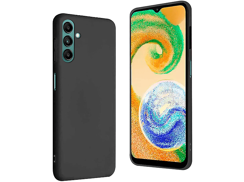 ISY ISC-0107 COVER per Samsung A04 S, Nero