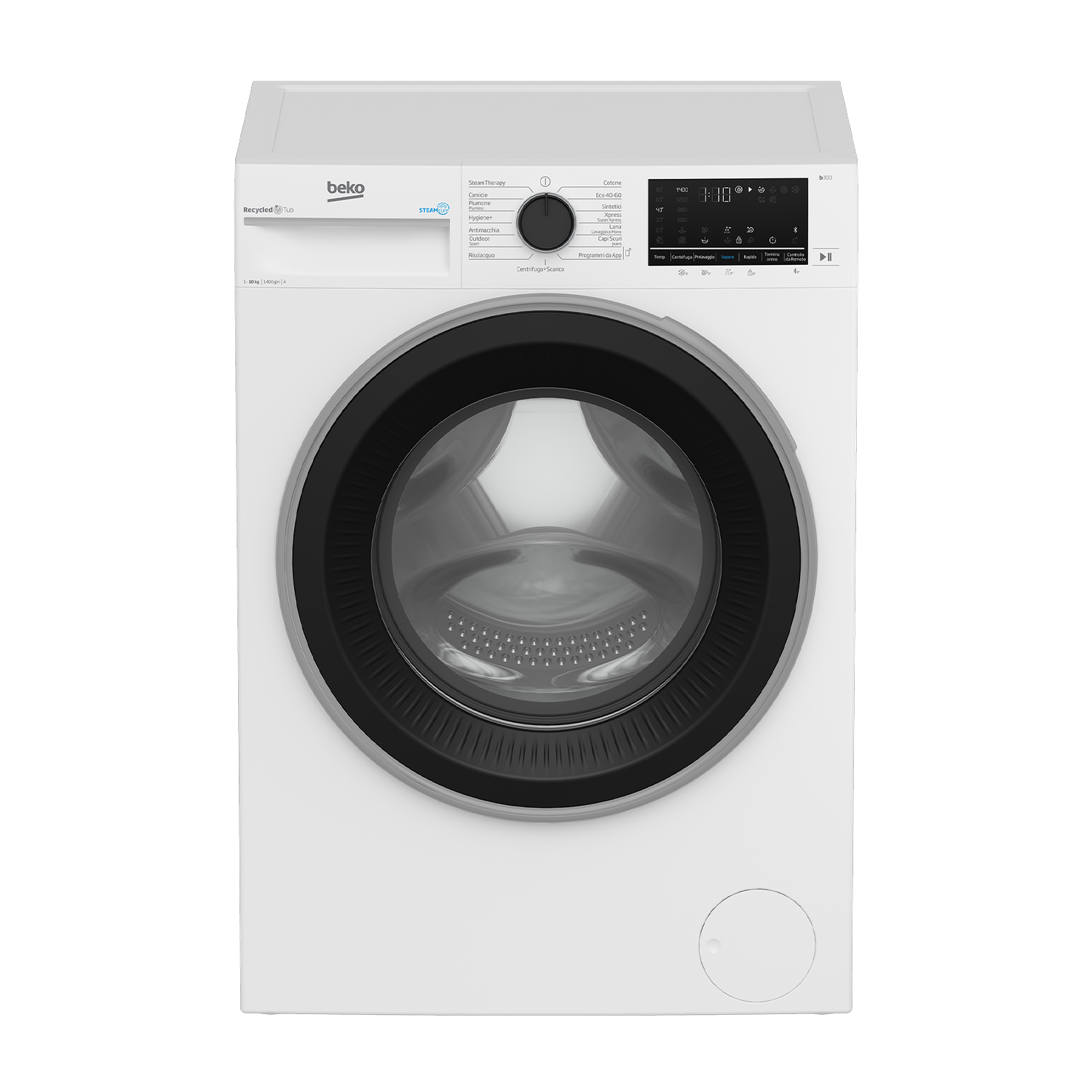 Beko Bwt3104S Lavatrice, Caricamento frontale, 10 kg, 58 cm, Classe A