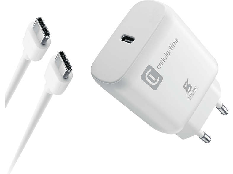 CELLULAR Ladegerät LINE Power delivery Samsung, White