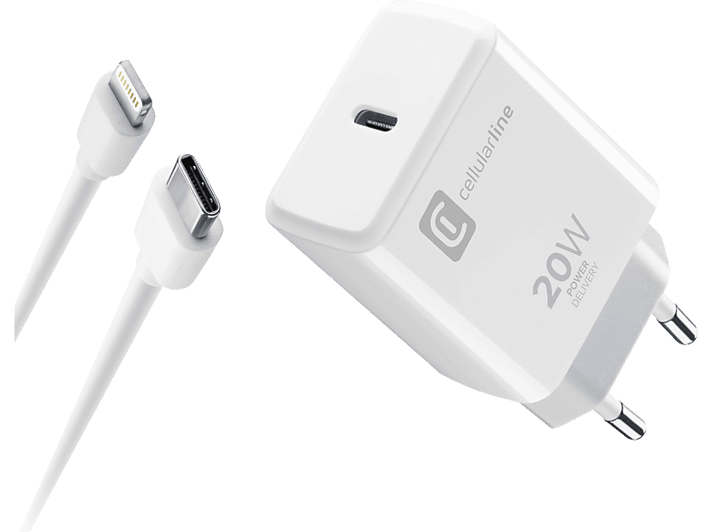 CELLULAR LINE Power delivery Apple, Ladegerät White