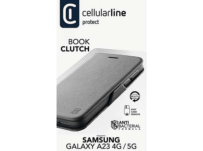 Thumbnail - CELLULAR LINE Book clutch, Bookcover, Samsung, Galaxy A23 4G / 5G, Black