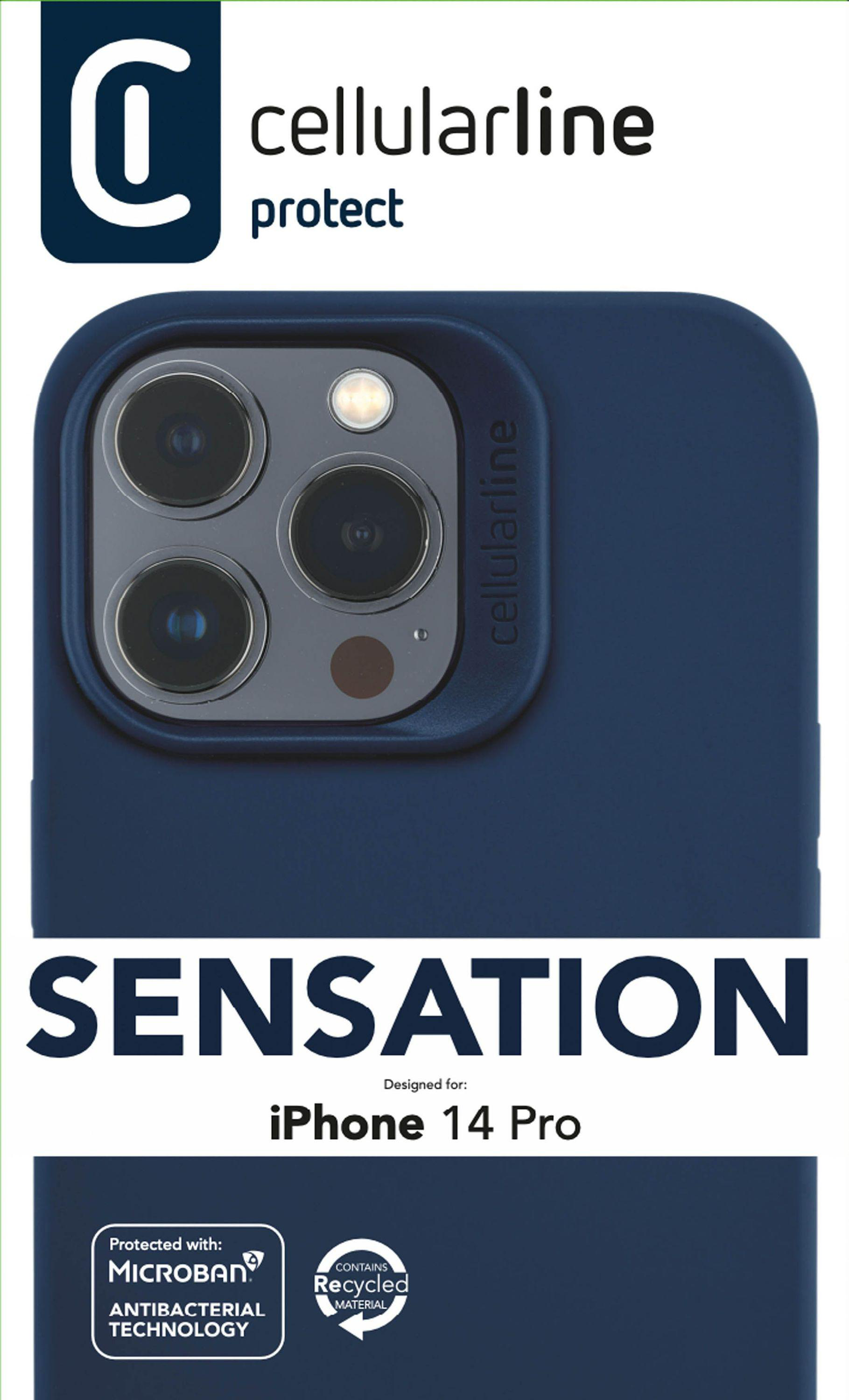CELLULAR LINE Sensation, Backcover, PRO, Apple, iPhone Blue 14