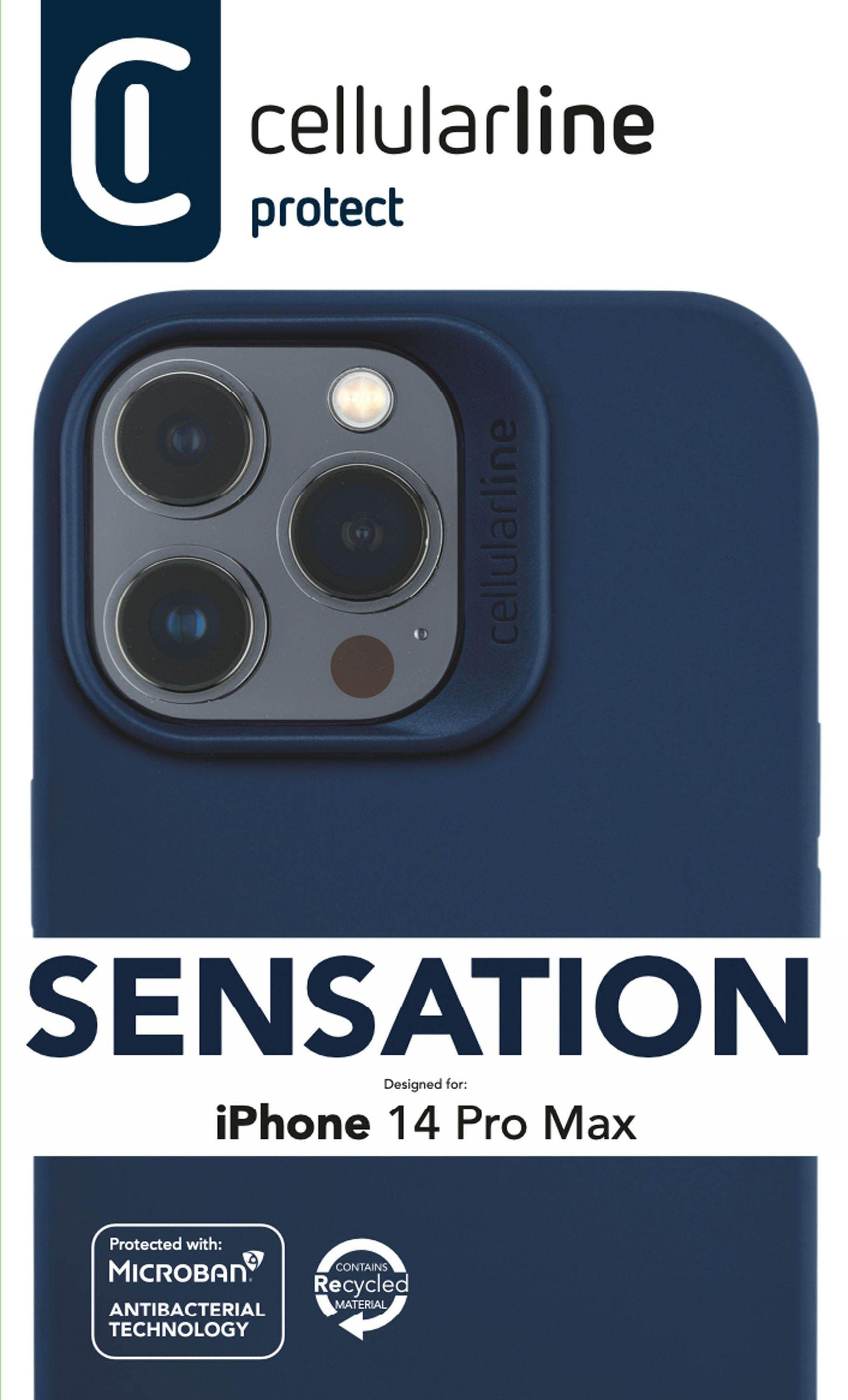 CELLULAR LINE 14 Apple, Blue Backcover, MAX, PRO iPhone Sensation