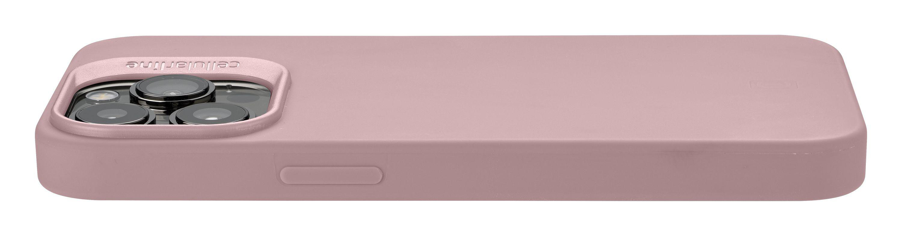 Eine rosa Handyhülle mit Kameraausbuchtung.