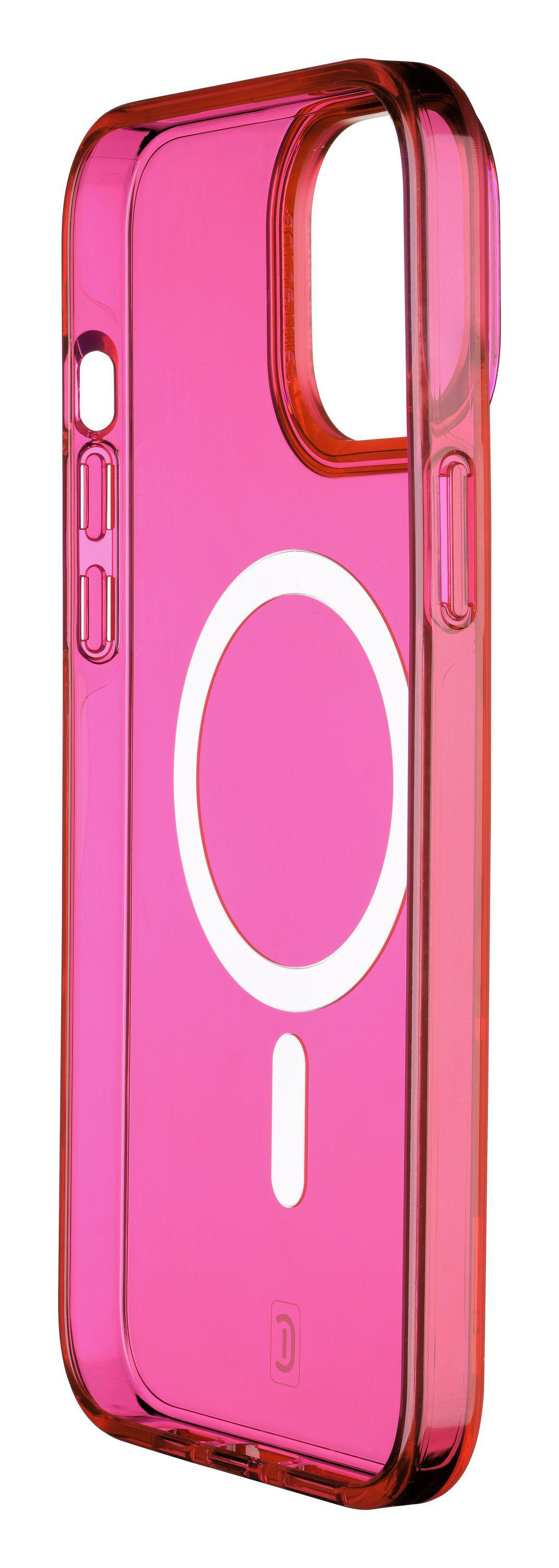 CELLULAR LINE 14, iPhone Gloss magsafe, Apple, Backcover, Pink