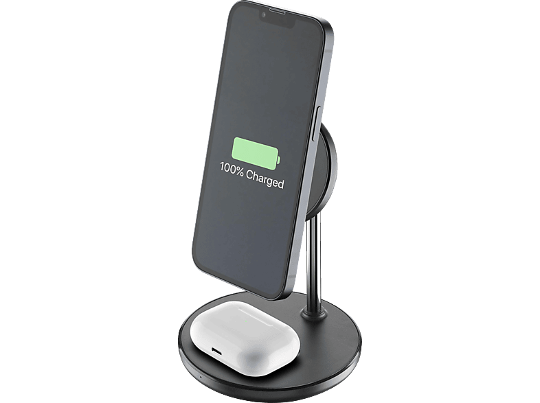CELLULAR LINE Wireless Charger Induktives Ladeger t Apple Black 