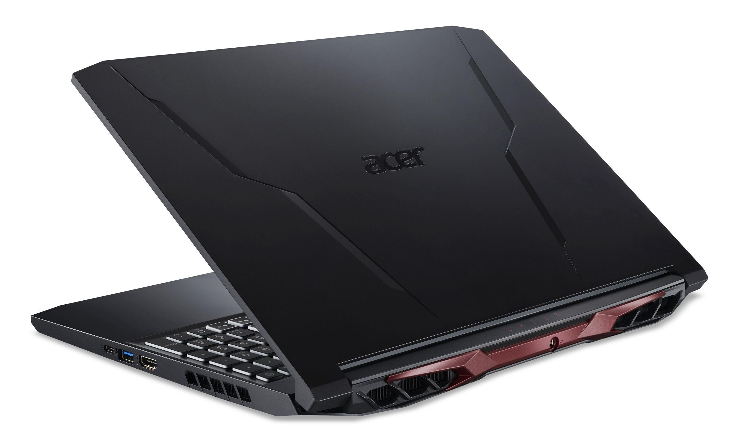ACER Nitro GB 16 mit TB 15,6 Home (AN515-57-728G) (64 Windows Notebook, RAM, i7 Tastaturbeleuchtung, 3070, 11 Display, Bit) 144 Rot NVIDIA, Core™ 1 mit GeForce Zoll SSD, RGB Prozessor, Display Intel® 5 RTX™ & Gaming Schwarz, Hz