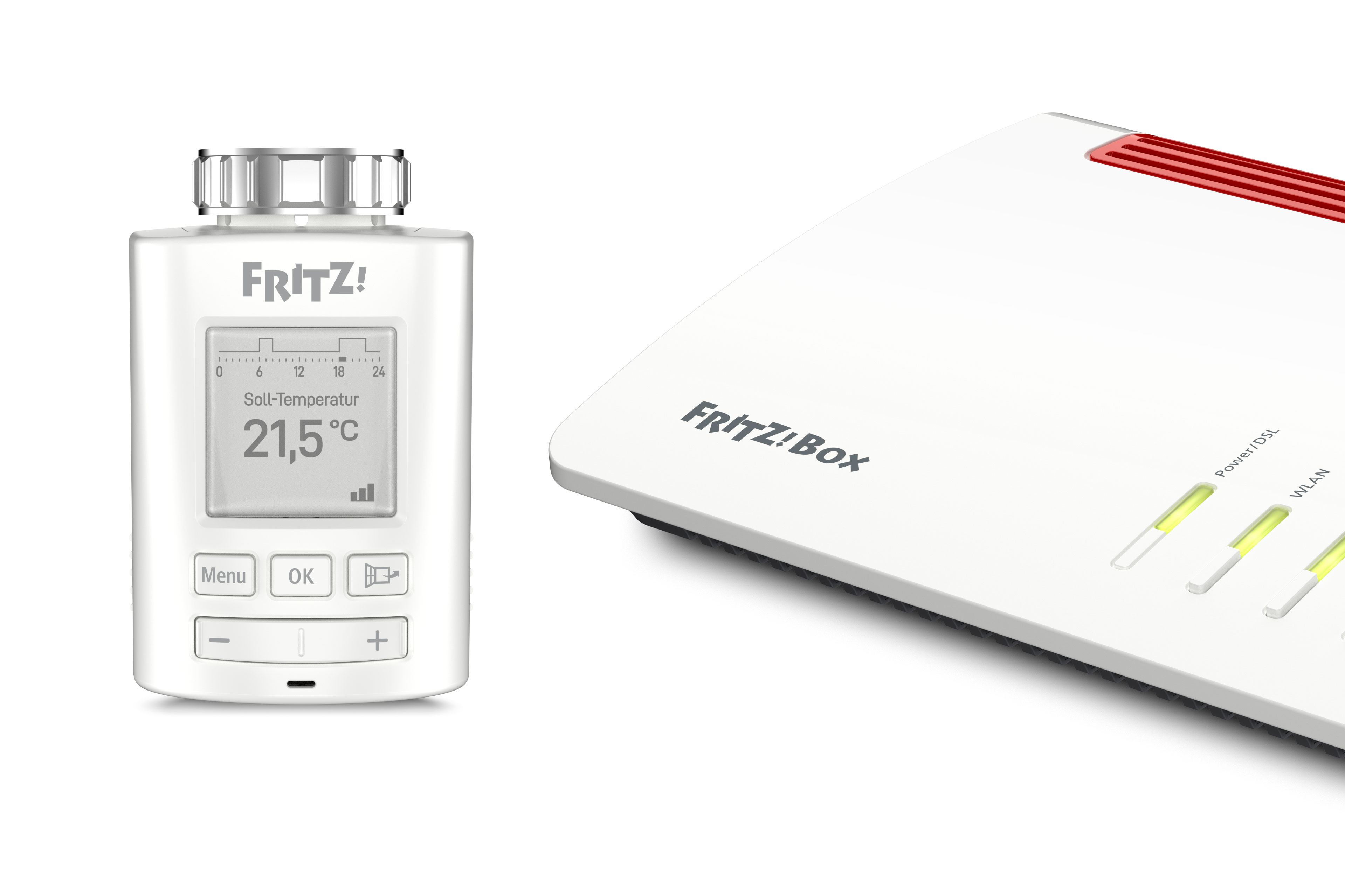 AVM FRITZ!DECT 301, 5 Stück, Smarter Heizkörperregler, Weiß