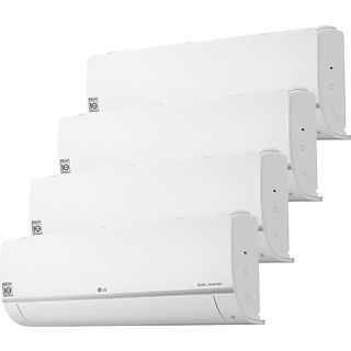 Aire acondicionado - LG 4X1LG99912, Split 4x1, 2268 fg/h, WiFi, Inverter, Bomba de calor, Blanco