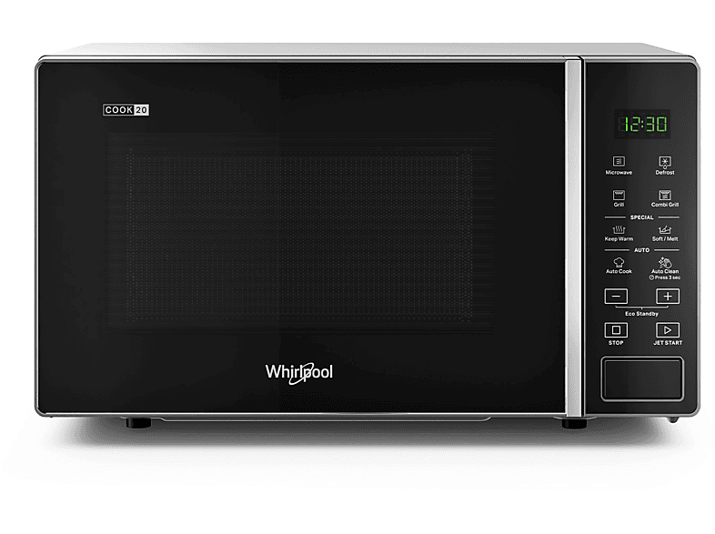 Whirlpool MWP 203 SB Microonde + Grill, 700 W, 20 l