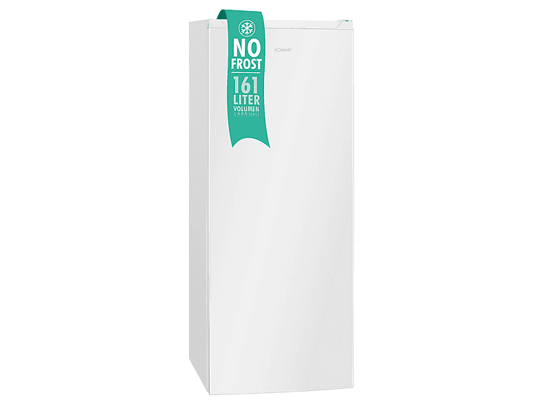 Bomann GS 7343 Gefrierschrank (D, 161 l, 1430 mm hoch, No Frost (verminderte Eisbildung), Weiß) — Foto 4 von 5