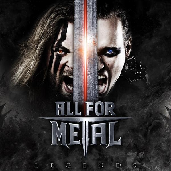 All For Metal - Legends ) (Vinyl) Marbled - (Ltd.Gtf.Silver/Black Vinyl