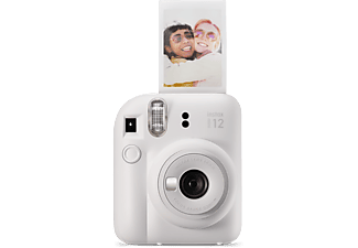 FUJIFILM INSTAX mini 12 Sofortbildkamera, Clay White