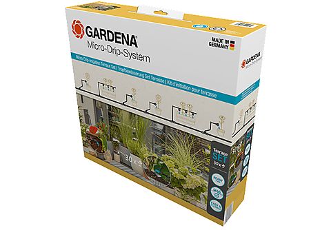 GARDENA 13400-20 Tropfbewässerung Set Terrasse (30 Pflanzen)