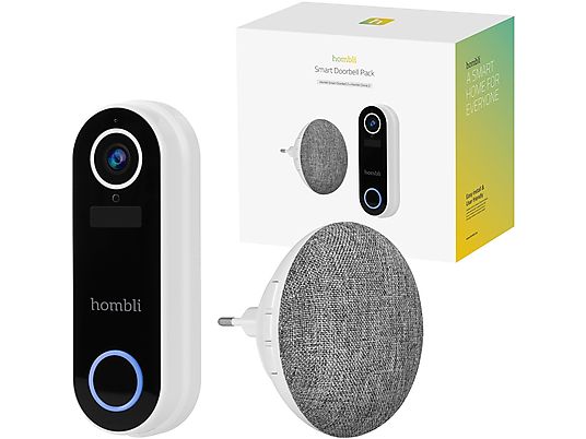 HOMBLI Smart Doorbell Pack - Kit de sonnette (Blanc)
