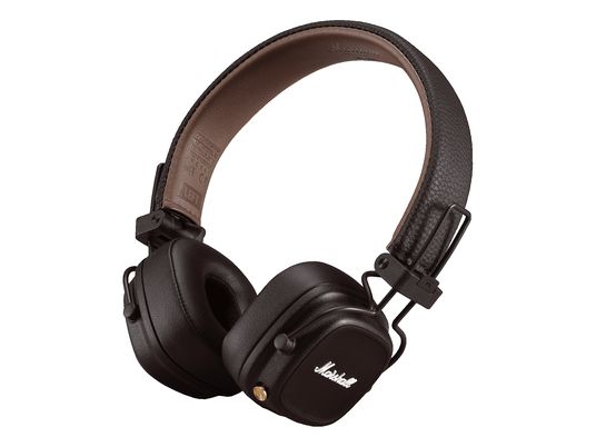 MARSHALL Major IV - Bluetooth Kopfhörer (On-ear, Braun)