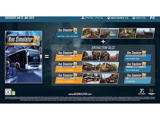 Bus Simulator 21 Next Stop: Gold Edition - PlayStation 4 - Tedesco
