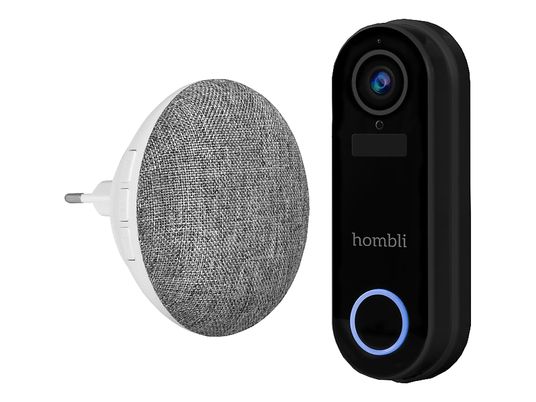 HOMBLI Smart Doorbell Pack - Türklingel-Set (Schwarz)