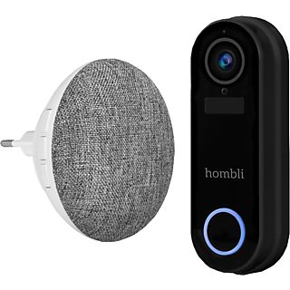 HOMBLI Smart Doorbell Pack - Kit de sonnette (Noir)