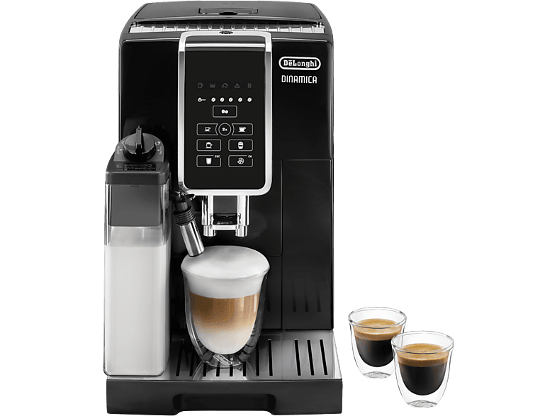 De'Longhi Dinámica ECAM350.50.B, Molinillo integrado, Depósito leche, Táctil