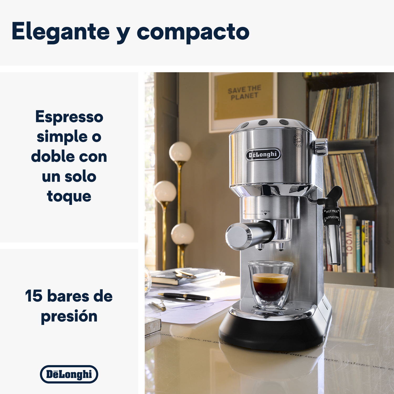 【超美品】DeLonghi DEDICA +おまけ付き Cafetera express | De'Longhi Dedica EC685.M, 1300 W, 15 bar