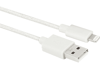 ACT USB-A - Lightning összekötő kábel, MFI, 1 méter, fehér (AC3092)