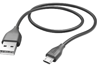 HAMA USB-kabel - microUSB 1.5 m Zwart (00201586)